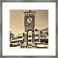 Clock Tower Framed Print