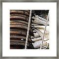 Cloth And Wood Framed Print