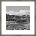 Clouds Hanging On The Continental Divide Colorado Rocky Mountain Framed Print
