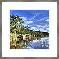 Clouds In The Water Framed Print