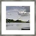 Cloudy Hyde Park Framed Print