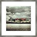 #cloudy #weather In #manchester Framed Print