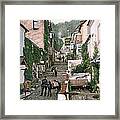 Clovelly - England - High Street Framed Print
