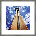 Cn Tower Toronto #cntower #toronto Framed Print