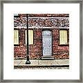 Cobblestone District Framed Print
