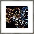 Computer Graphic Of A Molecule Of Atp Framed Print