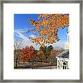 Concord Massachusetts In Autumn Framed Print