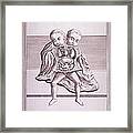 Conjoined Twins With Common Torso Framed Print