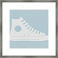 Converse Shoe Framed Print