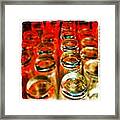 #cool #glasses #club #drink #beer Framed Print