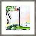 Cottage Orient Ny Framed Print