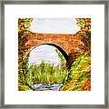 Country Bridge Framed Print