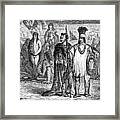 Creek Indians, C1813 Framed Print Creek Indians, C1813 Framed Print