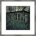 Creepy Shack Framed Print