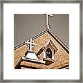 Cross Gable Framed Print