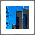 Crosses Of Livingway Church Framed Print