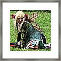 Crouching Fairy Framed Print