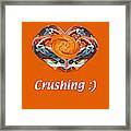 Crushing Framed Print