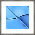 Curved Intersecting Lines Framed Print