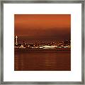 Daybreak Ferry Framed Print