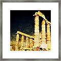 Delphi Ancient Temple Framed Print