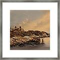 Distant Peaks Framed Print