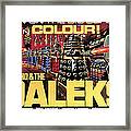 Dr. Who And The Daleks, Poster, 1965 Framed Print