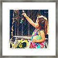 Dragonfly Girl Framed Print