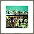 Driving Into New York City Framed Print