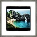 #durdledoor #beach #coast #dorset Framed Print