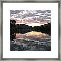 Dusk On The River Framed Print