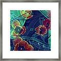 Dutch Windmill And Tulips - Montage Framed Print