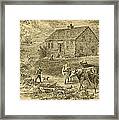 Early Home Of The James Boys In Clay Framed Print