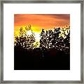 East Texas Sunset Framed Print
