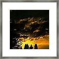 Eerie Evening Framed Print