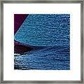 Elba Island - Purple Wave - Ph Enrico Pelos Framed Print