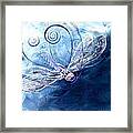 Electrified Dragonfly Framed Print