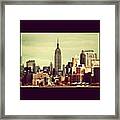 #empirestatebuilding Framed Print