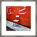 Empty Chair Framed Print