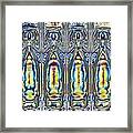 Eye Drops Ampoules, Photoelastic Stress Framed Print