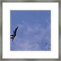 F-15 Flyover At Grants Pass Text Version Framed Print