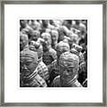 Factory Terracotta Warriors Framed Print