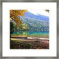 Fall At Lake Crescent Framed Print