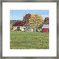 Farm On Ridge Road Framed Print
