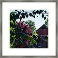 #farmhouse View From My #backyard Framed Print