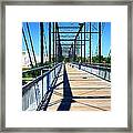 Faust Street Bridge Framed Print