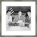 Fbi Director J. Edgar Hoover Framed Print