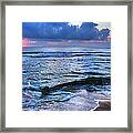 Final Sunrise - Beached Boat On The Outer Banks Framed Print