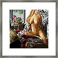 Fine Art Female Nude Jess Sitting 2b4 Framed Print