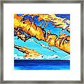 Fire Clouds Framed Print